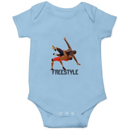 Wrestling Freestyle Baby Bodysuit