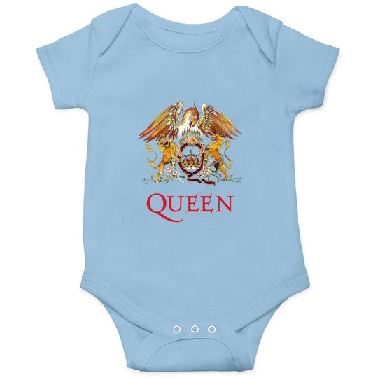 Queen Classic Crest Rock Band Baby Bodysuit