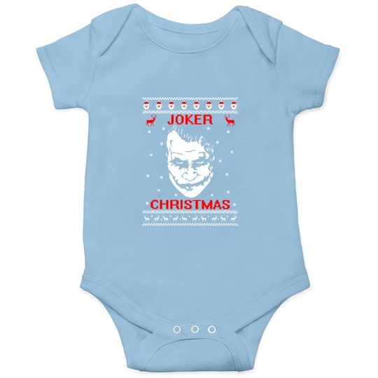 Joker Christmas Baby Bodysuit