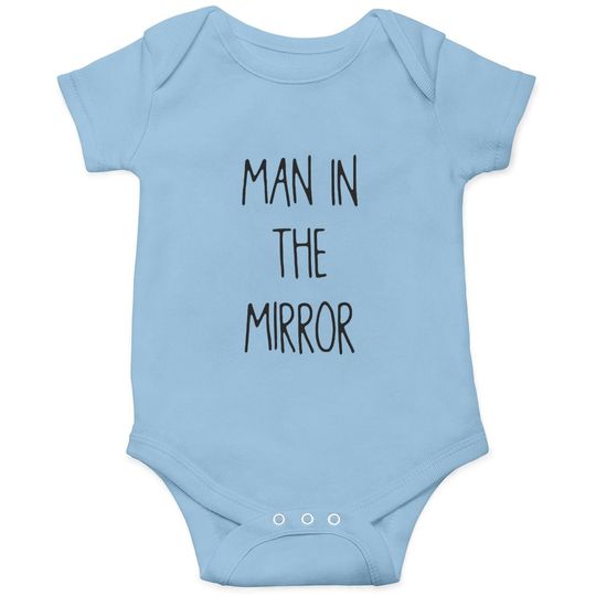 Man In The Mirror Baby Bodysuit