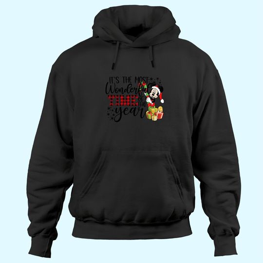 It's The Most Wonderful Time of the Year Christmas Spirit Mickey Mouse Hoodies