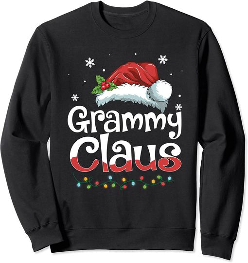 Family christmas Sweatshirts Grammy Claus