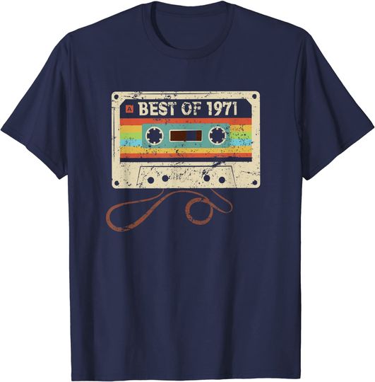Best of 1971 Cool Vintage 50th Birthday Gift for Men Women T-Shirt