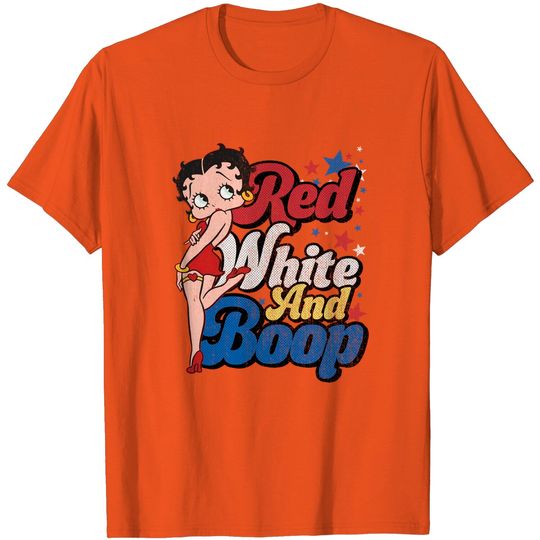 Red White And Boop Betty Boop T-Shirts