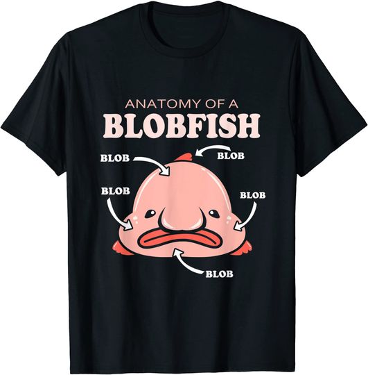 Blobfish Meme T-Shirt Anatomy Of A Blobfish