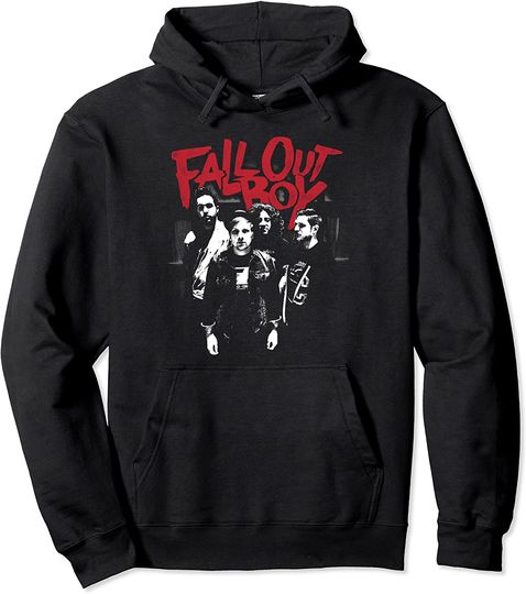 Fall Out Boy - Punk Scratch Photo Pullover Hoodie