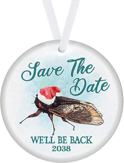 Cicada Holiday Commemorative Ornament