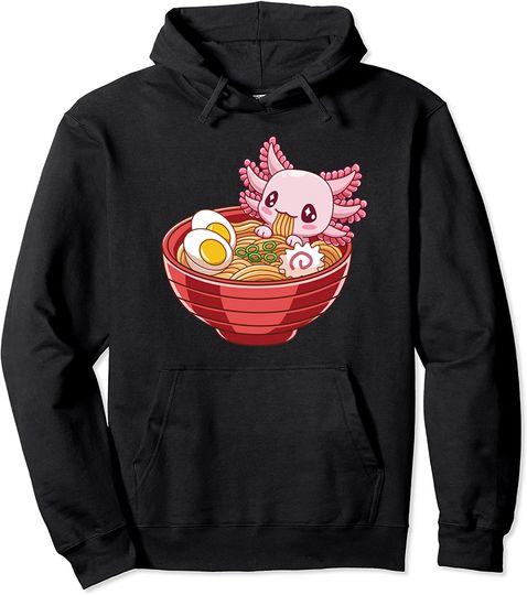 Ramen Axolotl Anime Kawaii Anime Japanese Food Hoodie
