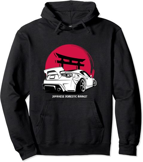 JDM Badge Japanese Drift Car Tuning Automotive Gift 86 Pullover Hoodie
