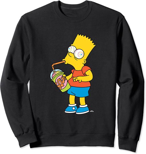 The Simpsons Bart Simpson Squishee Brain Freeze Sweatshirt