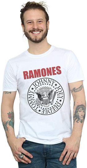 Ramones Red Text Seal T-Shirt