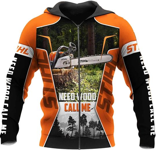 Chainsaw Fashion 3D All Over Printed Sweatshirt/Zip Jacket Unisex Casual Tops