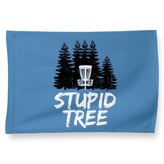 Stupid Tree Disc Golf T House Flag Funny Frisbee Golf House Flag House Flag