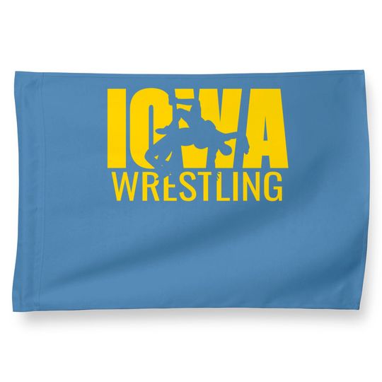 Iowa Wrestling Freestyle Wrestler The Hawkeye State House Flag