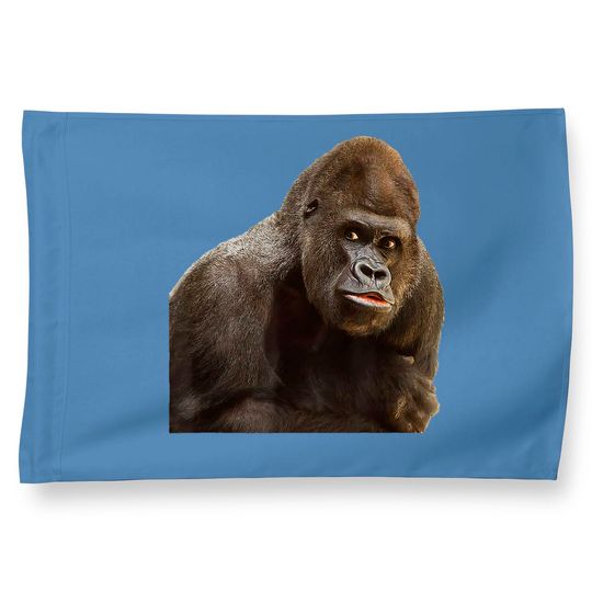 Gorilla Ape Wildlife Zoo Animals Prints Preservation House Flag