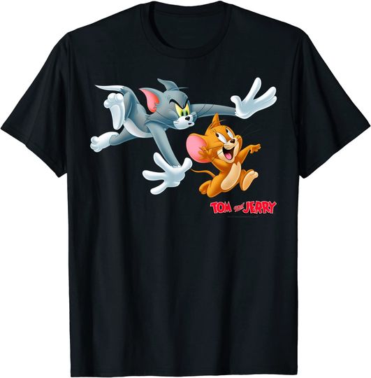 Tom And Jerry T-Shirt Classic Style Chase Portrait