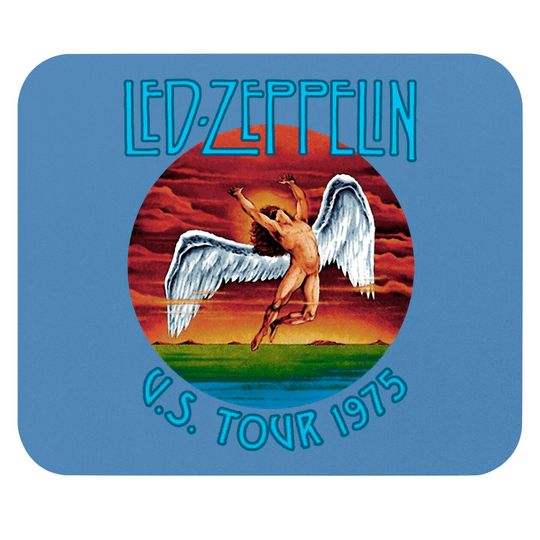 Vintage Led Zepplin US Tour 1975 Mouse Pads