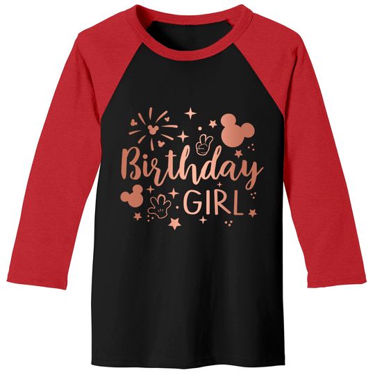 Disney Birthday Baseball Tee, Disney Birthday Squad Baseball Tee