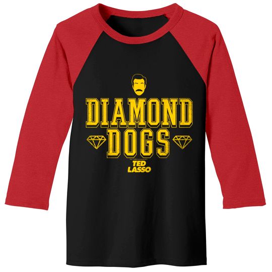 Ted Lasso Diamond Dogs Logo Baseball Tee