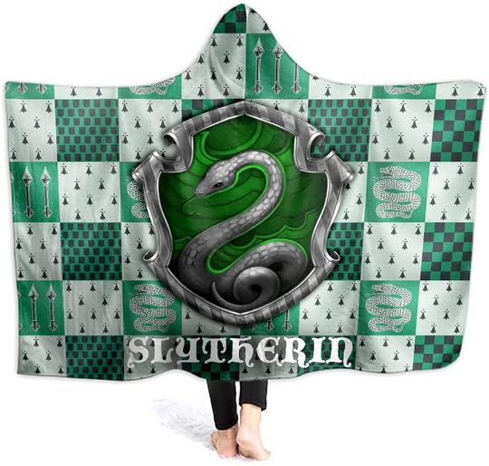 Anime Cosplay School of Witchcraft and Wizardry Badge 3D Print Hooded Blanket