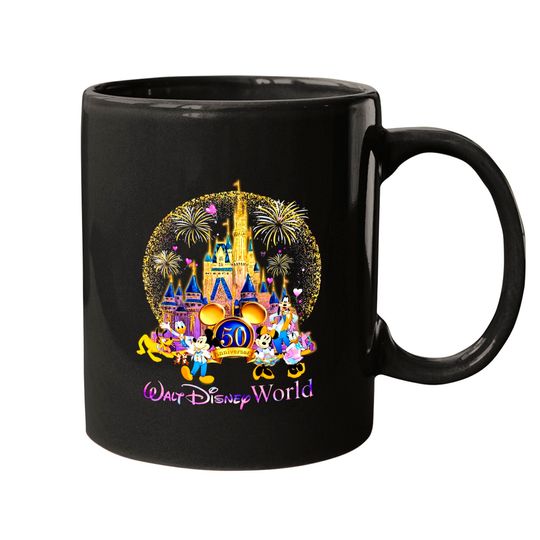 50th Anniversary Walt Disney World Zip Mugs