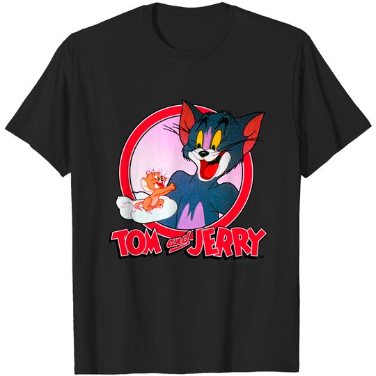 Tom And Jerry T-Shirts Retro Style Portrait