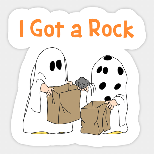 I got a rock - Peanuts - Sticker