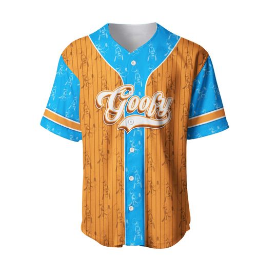 Goofy Disney Personalized Baseball Jersey