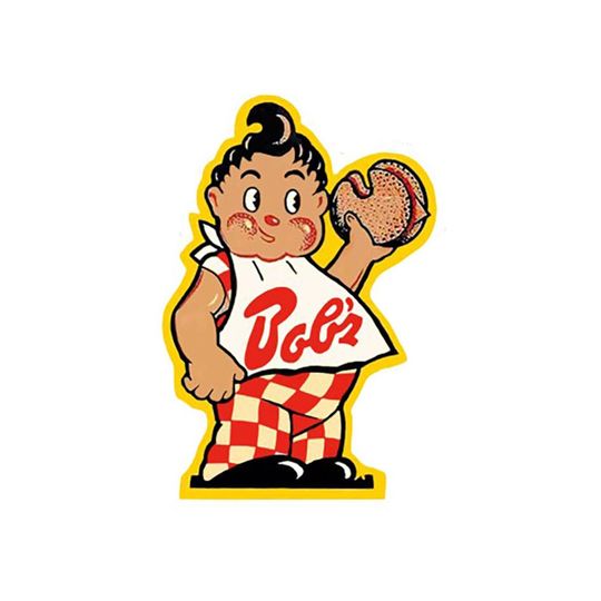 Big Boy - Bob's Burgers 1950's Style Vinyl Die Cut Decal 5 Inch Stickers