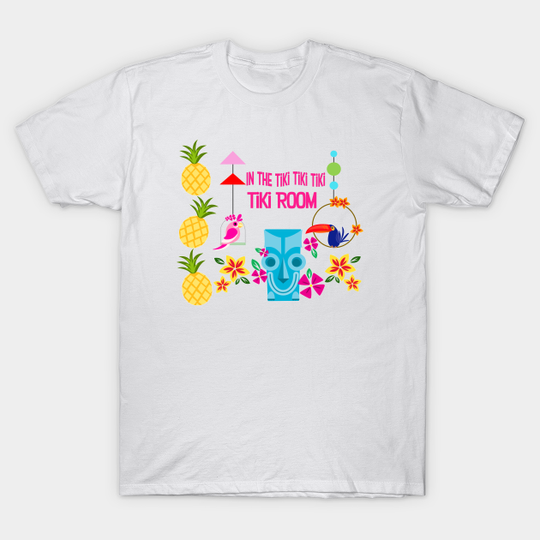 In the Tiki room - Enchanted Tiki Room Disney World - T-Shirt