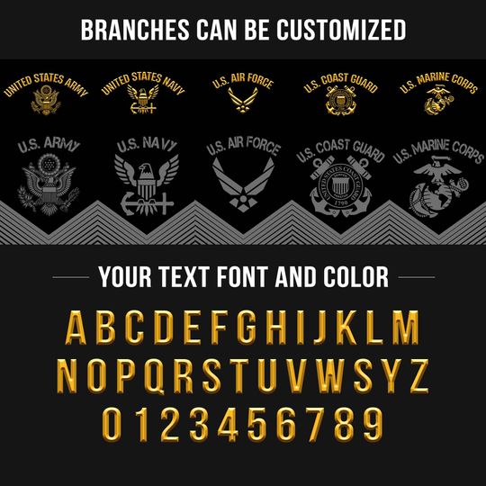 Customized US Military Valor Performance Polo