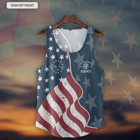 Customized We The People 3D Tank Top
