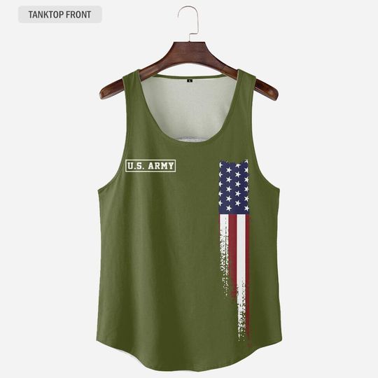3D Tank Top - Custom U.S. AM Veteran Shirt