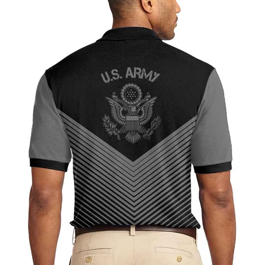 Customized US Military Valor Performance Polo
