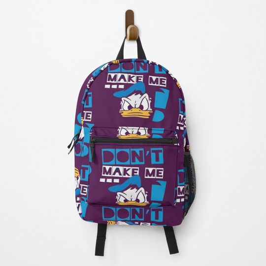 Angry Donald Duck face, daisy duck Donald Duck  Backpack