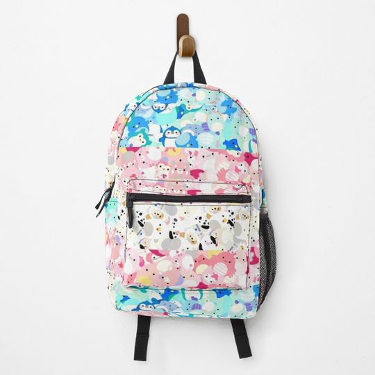 Squishmallows Chaotic Frenzy Cute Squishmallow Artwork Backpack