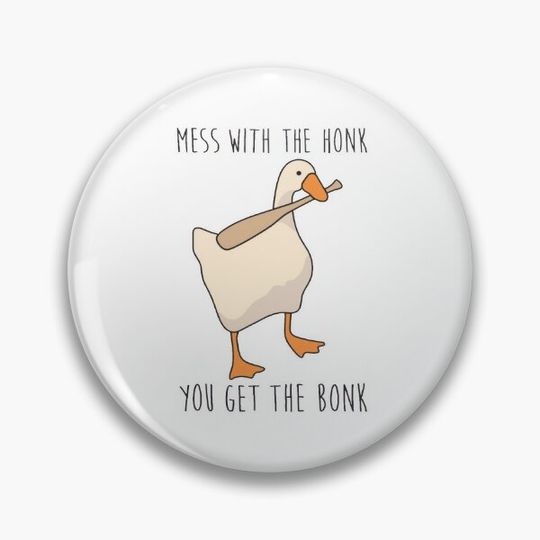 MWTHYGTB - Untitled Goose Game Pin Button