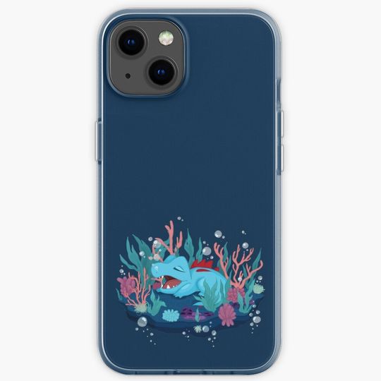 Snoozing Totodile iPhone Case