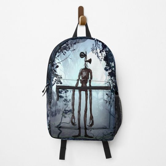 Siren head in dark forest  Backpack