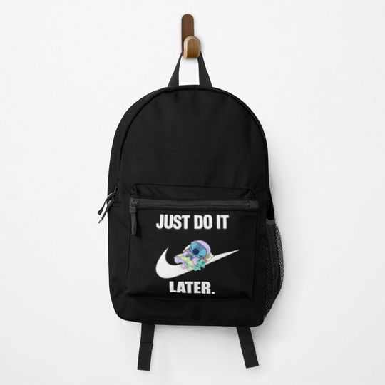 Stitch - Just Do it later Backpack, stitch backpacks for school