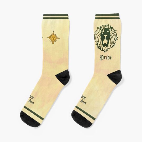 The Lion's Sin of Pride Escanor  Socks