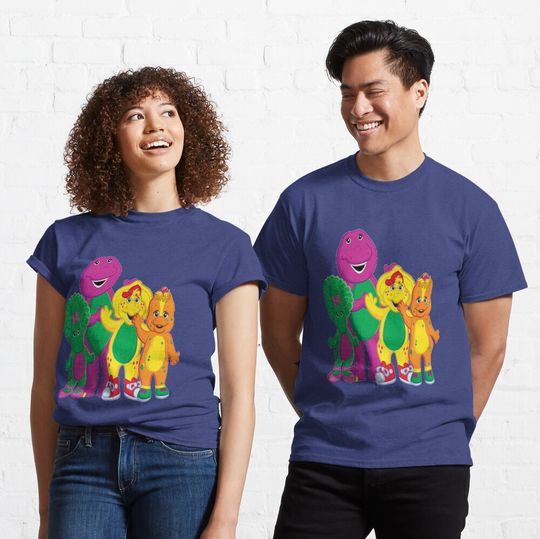 Barney The Dinosaur and Friends  Classic T-Shirt