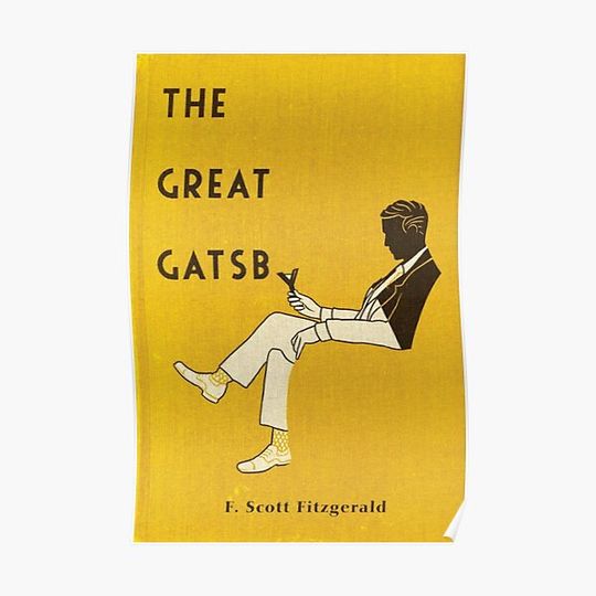 The Great Gatsby Book Cover Premium Matte Vertical Poster