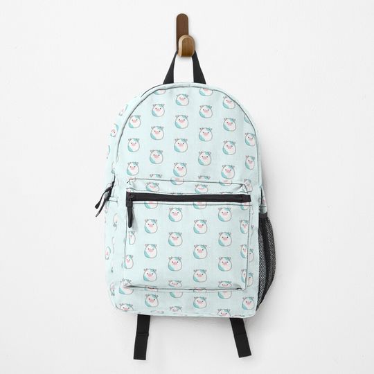 Teal Cow Squishmallow Backpack