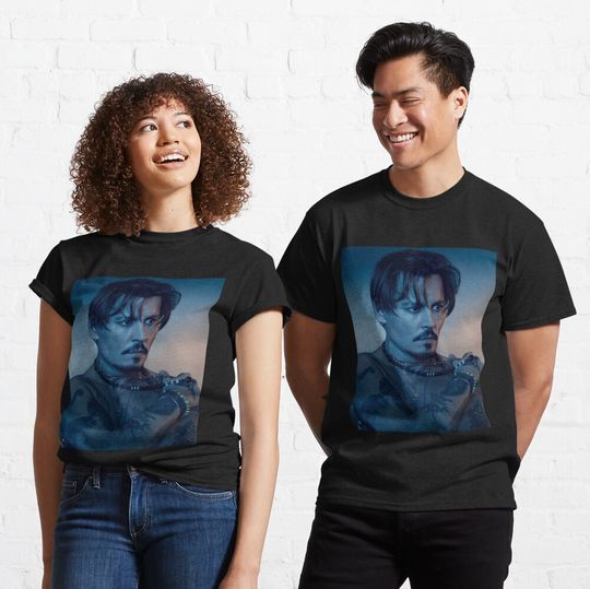 Wallpaper Johnny Depp Classic T-Shirt