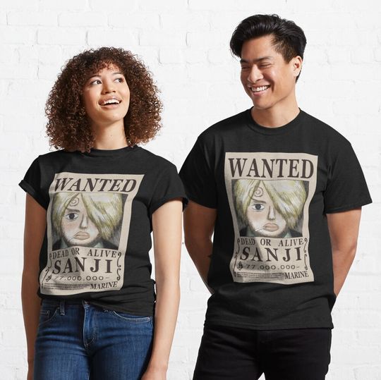 Sanji first wanted poster Classic T-Shirt
