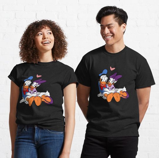 Donald and Daisy - Cute Duck Couple T-Shirt