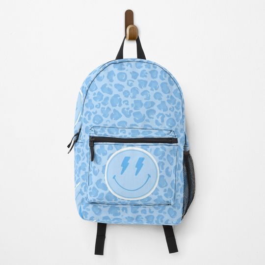 Preppy, Blue, Blue Preppy Backpack