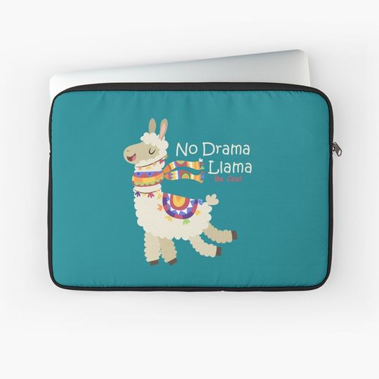 No Drama Llama Laptop Sleeve