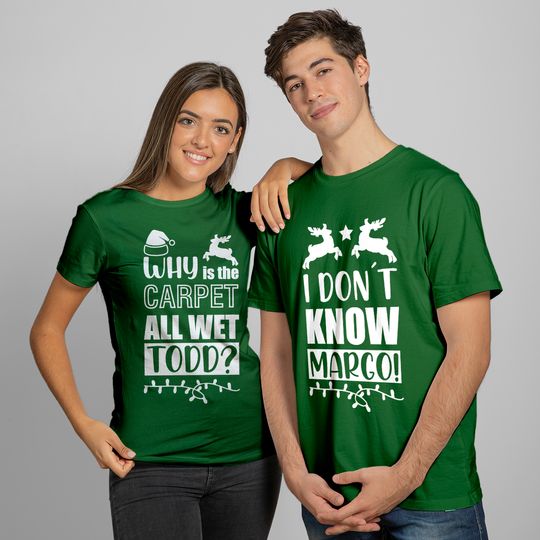 Tod and Margo Christmas Couple T-Shirt